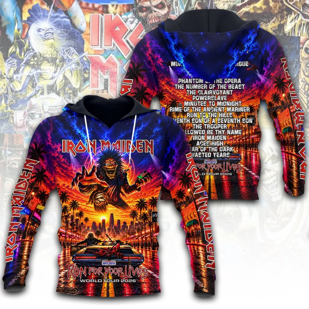 Iron Maiden Tour 2026 3D Apparel – TANTN25928
