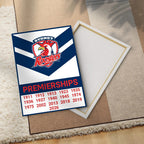 Sydney Roosters 2026 NRL Premiers Canvas With Inner Frame – TANTN25950