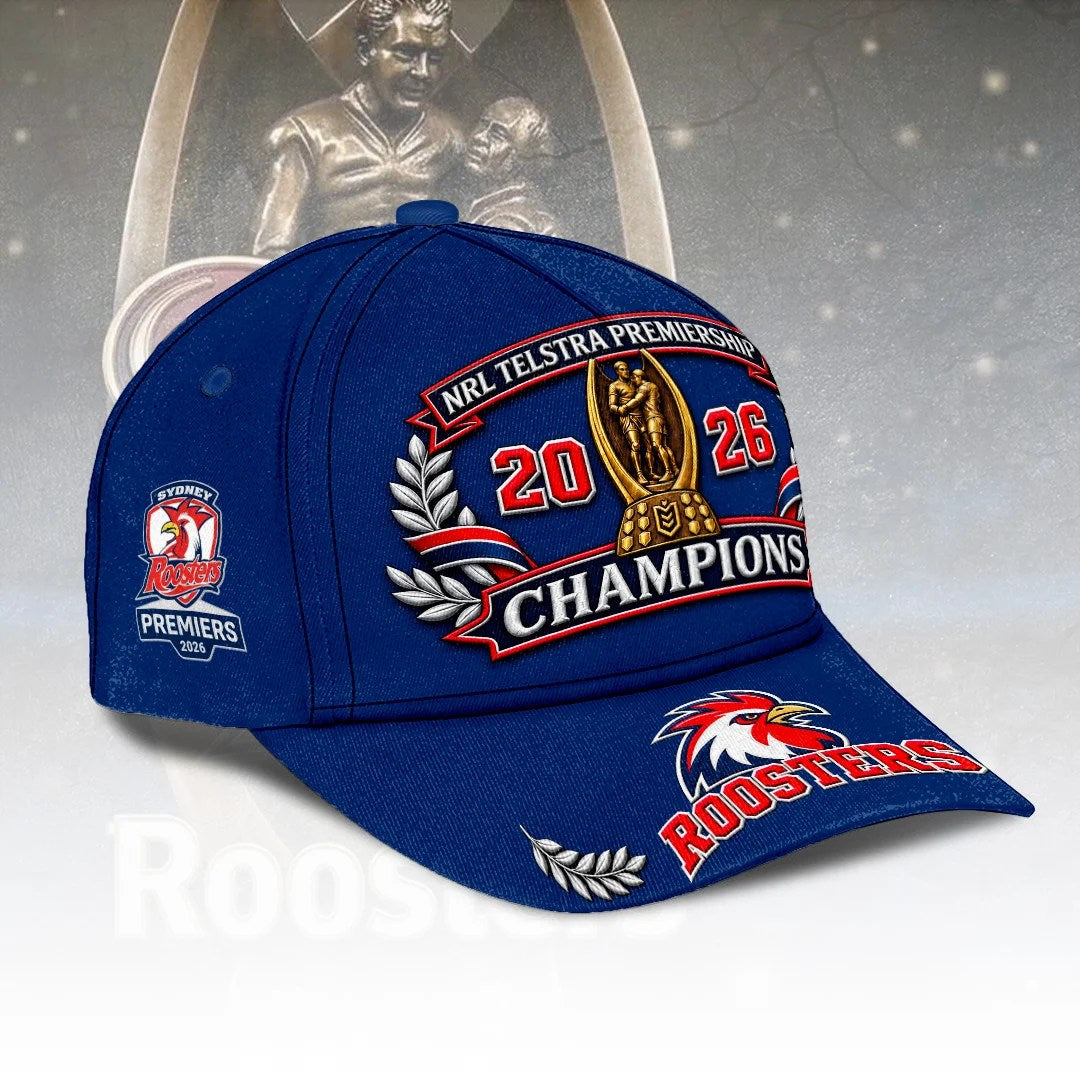 Sydney Roosters 2026 NRL Premiers Classic Cap – TANTN25958