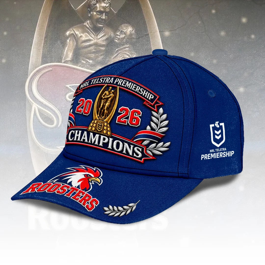 Sydney Roosters 2026 NRL Premiers Classic Cap – TANTN25958
