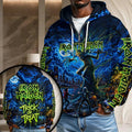 Iron Maiden Fear of the Dark Halloween 3D Unisex Waffle Hoodie – TANTN26006