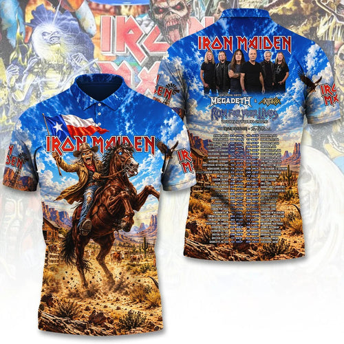 Iron Maiden Tour 2026 3D Apparel – TANTN26029