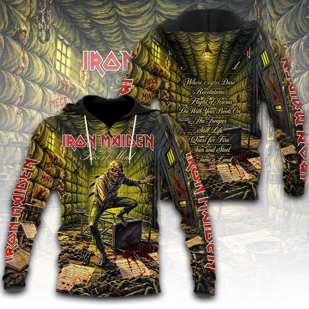 Iron Maiden Piece Of Mind 3D Apparel – TANTN26058