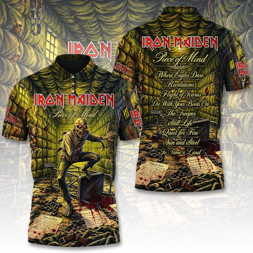 Iron Maiden Piece Of Mind 3D Apparel – TANTN26058