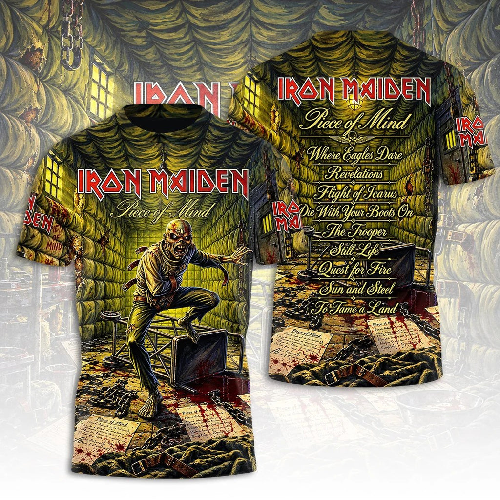 Iron Maiden Piece Of Mind 3D Apparel – TANTN26058