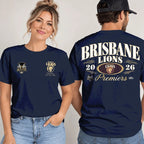 Brisbane Lions 2026 AFL Premiers 3D Apparel – TANTN26111
