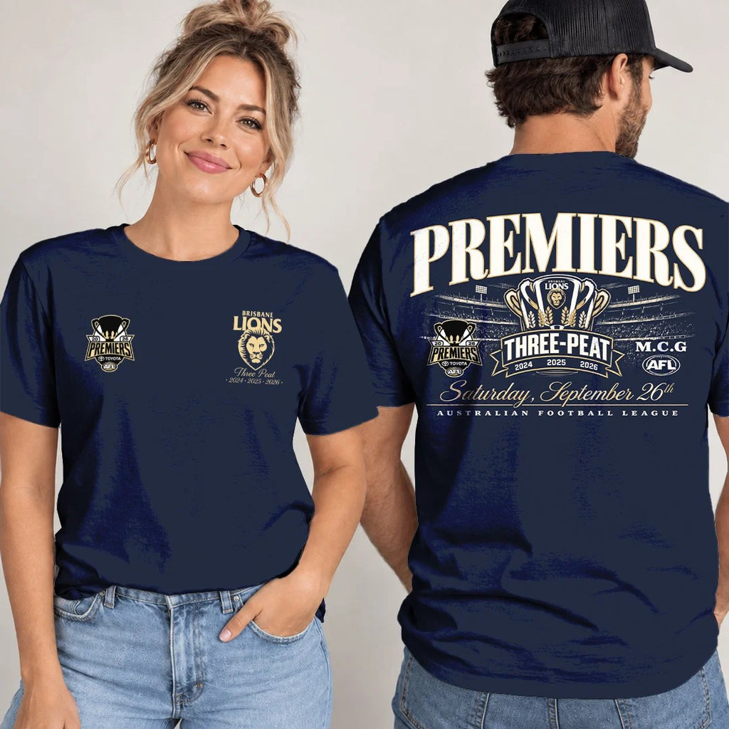 Brisbane Lions 2026 AFL Premiers 3D Apparel – TANTN26112