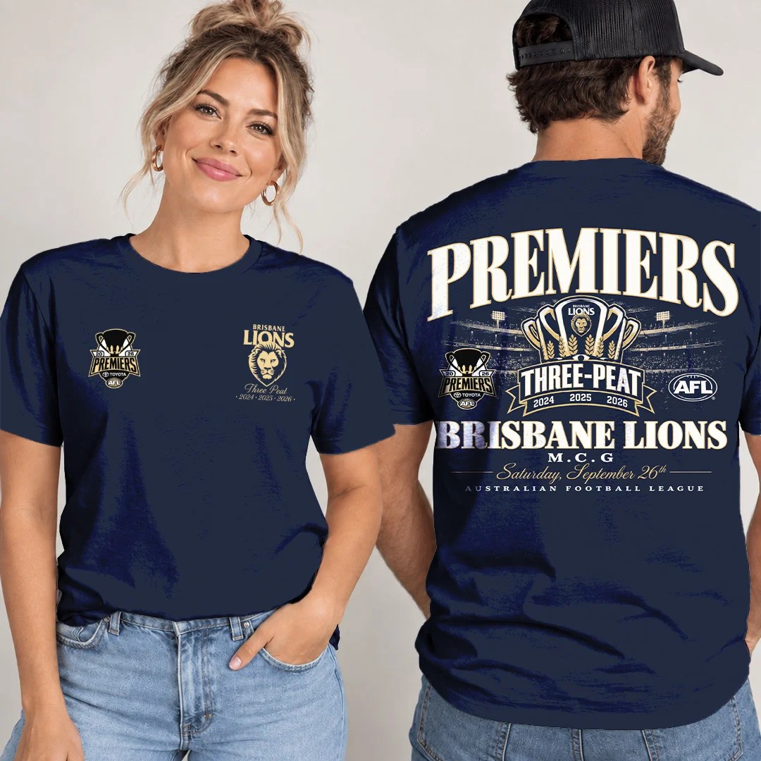 Brisbane Lions 2026 AFL Premiers 3D Apparel – TANTN26113