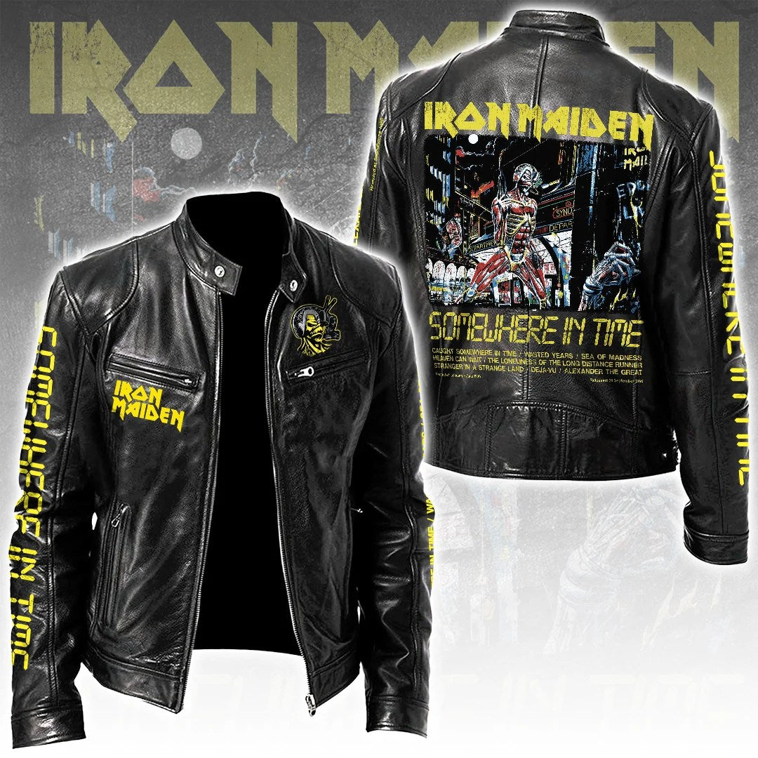 Iron Maiden Motorcycle Leather Jacket – TANTN26187