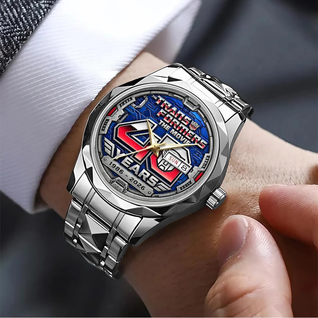 The Transformers: The Movie 40th Anniversary Alloy Luxury Quartz Watch – TANTN26229