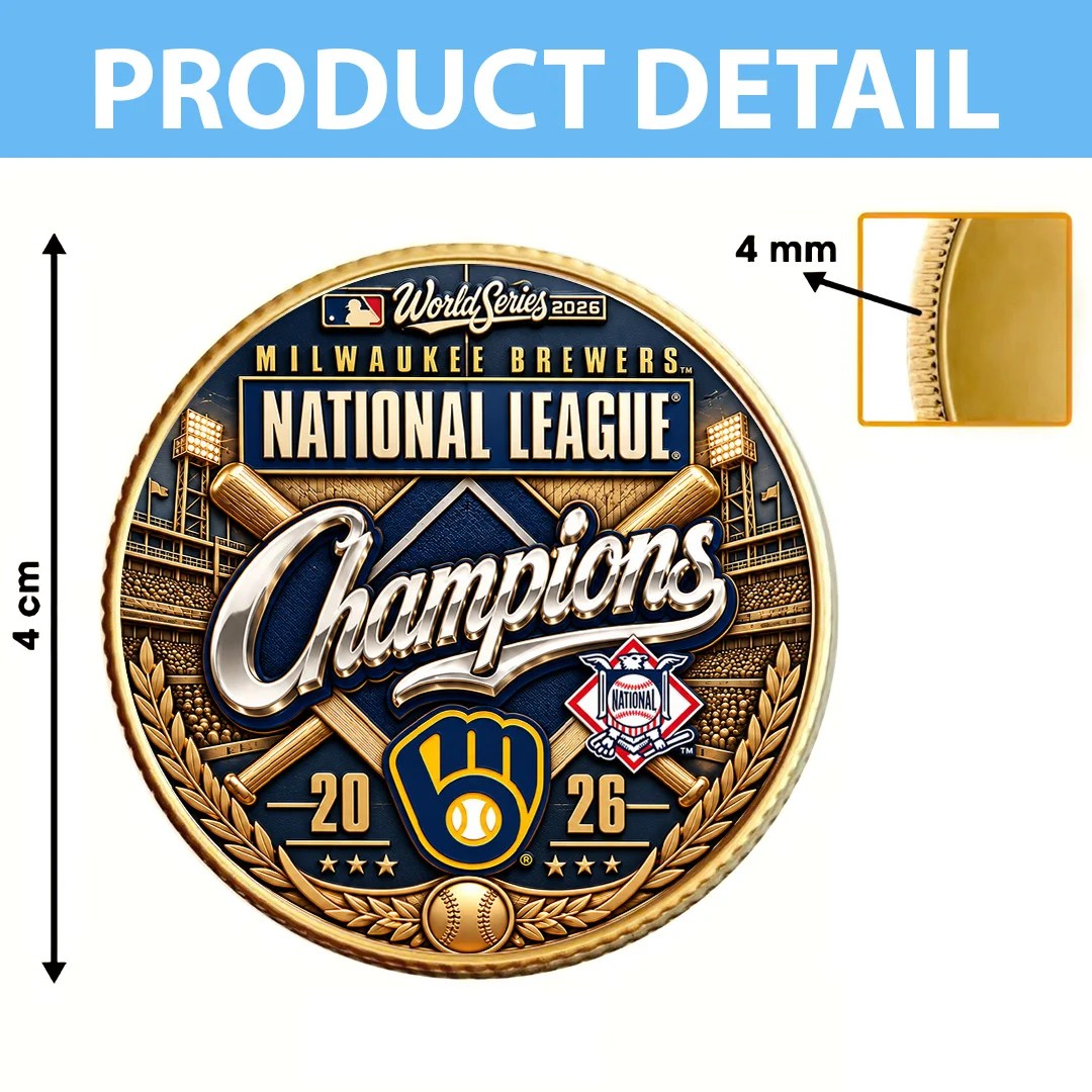 Milwaukee Brewers 2026 National League Champions Commemorative Coin – TANTN26272