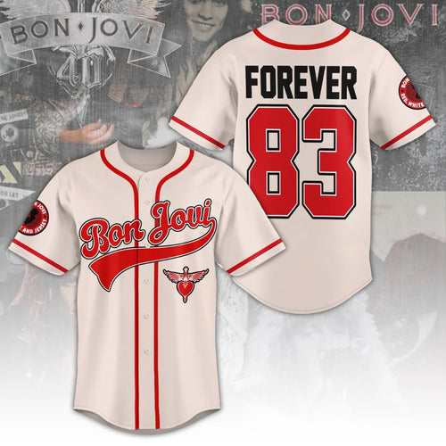 Bon Jovi Forever Baseball Jersey – TANTN26305