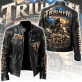 Triumph Motorcycles 125th Anniversary 2027 Motorcycle Leather Jacket – TANTN26326