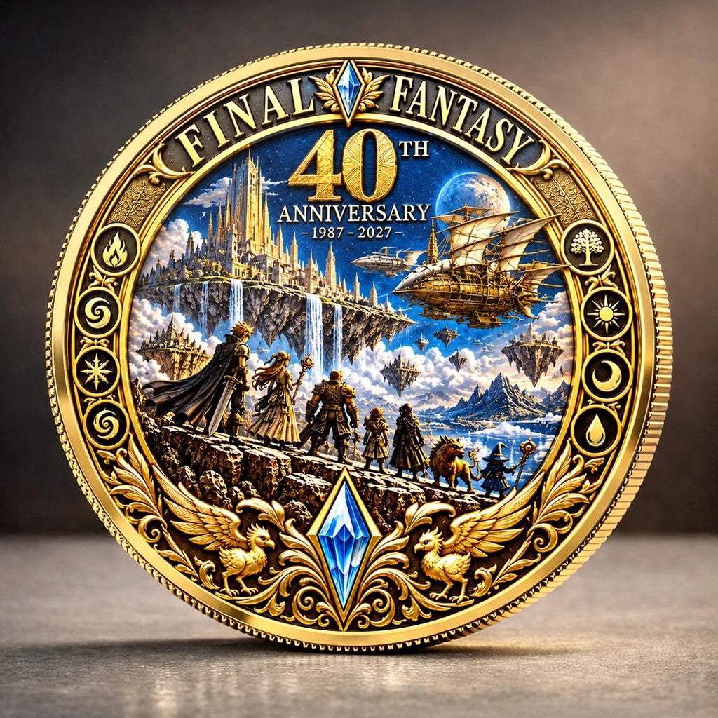 Final Fantasy 40th Anniversary 2027 Commemorative Coin – TANTN26346