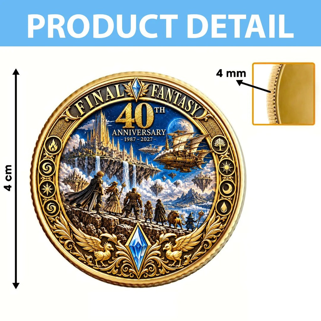 Final Fantasy 40th Anniversary 2027 Commemorative Coin – TANTN26346