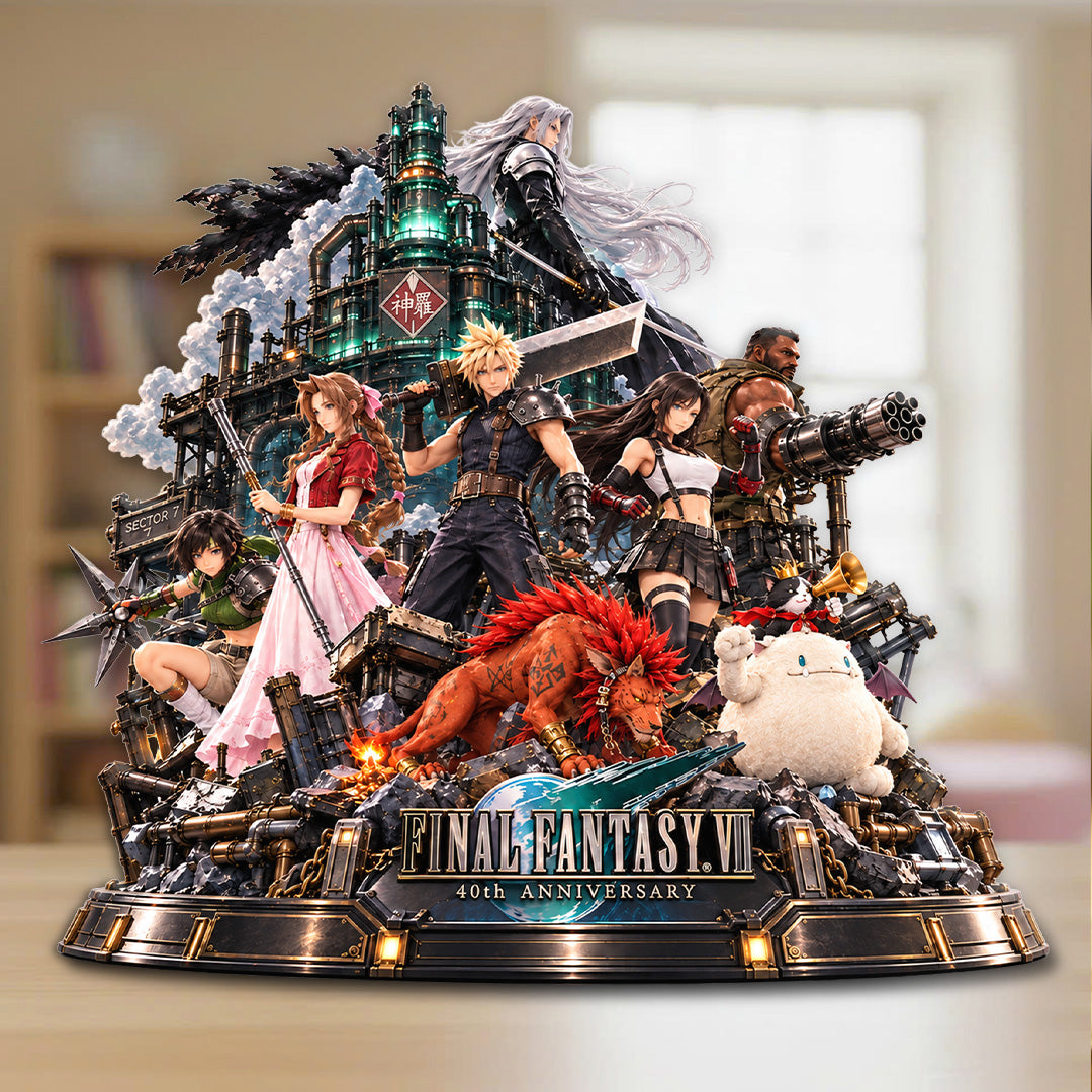 Final Fantasy 40th Anniversary 2027 Custom Shape Acrylic Plaque – TANTN26374