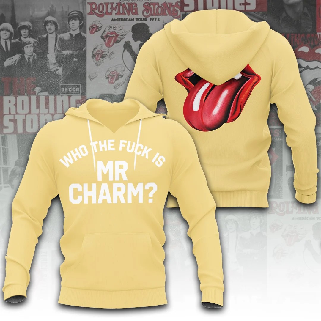 The Rolling Stones Who the F is Mr Charm? 3D Apparel – TANTN26385