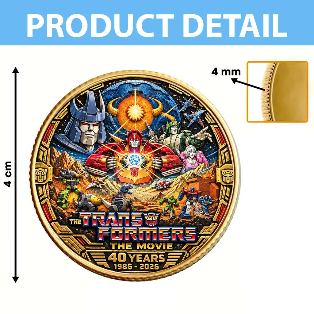 The Transformers: The Movie 40th Anniversary Commemorative Coin – TANTN26389