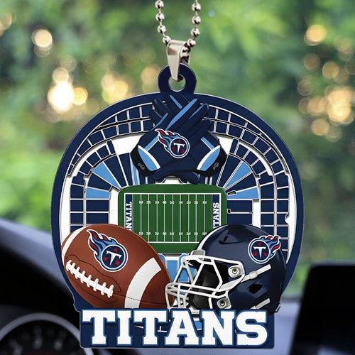 Tennessee Titans Custom shape 2-sided Acrylic Car Ornament – TMTHU747