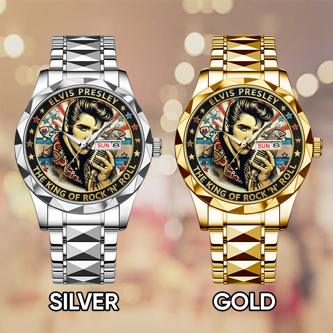 Elvis Presley Alloy Luxury Quartz Watch – TMTHU3136