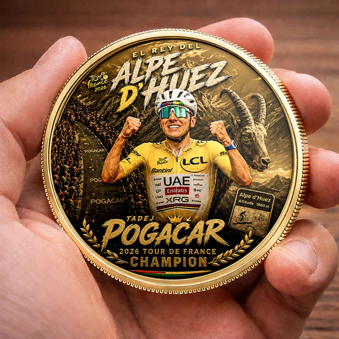 Tadej Pogacar 2026 Tour de France Champion Commemorative Coin – TMTHU7866