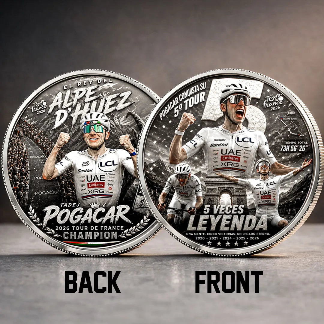 Tadej Pogacar 2026 Tour de France Champion Commemorative Coin – TMTHU7866