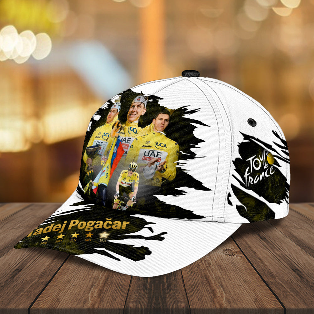 Tadej Pogacar 2026 Tour de France Winner Classic Cap – GNE7894