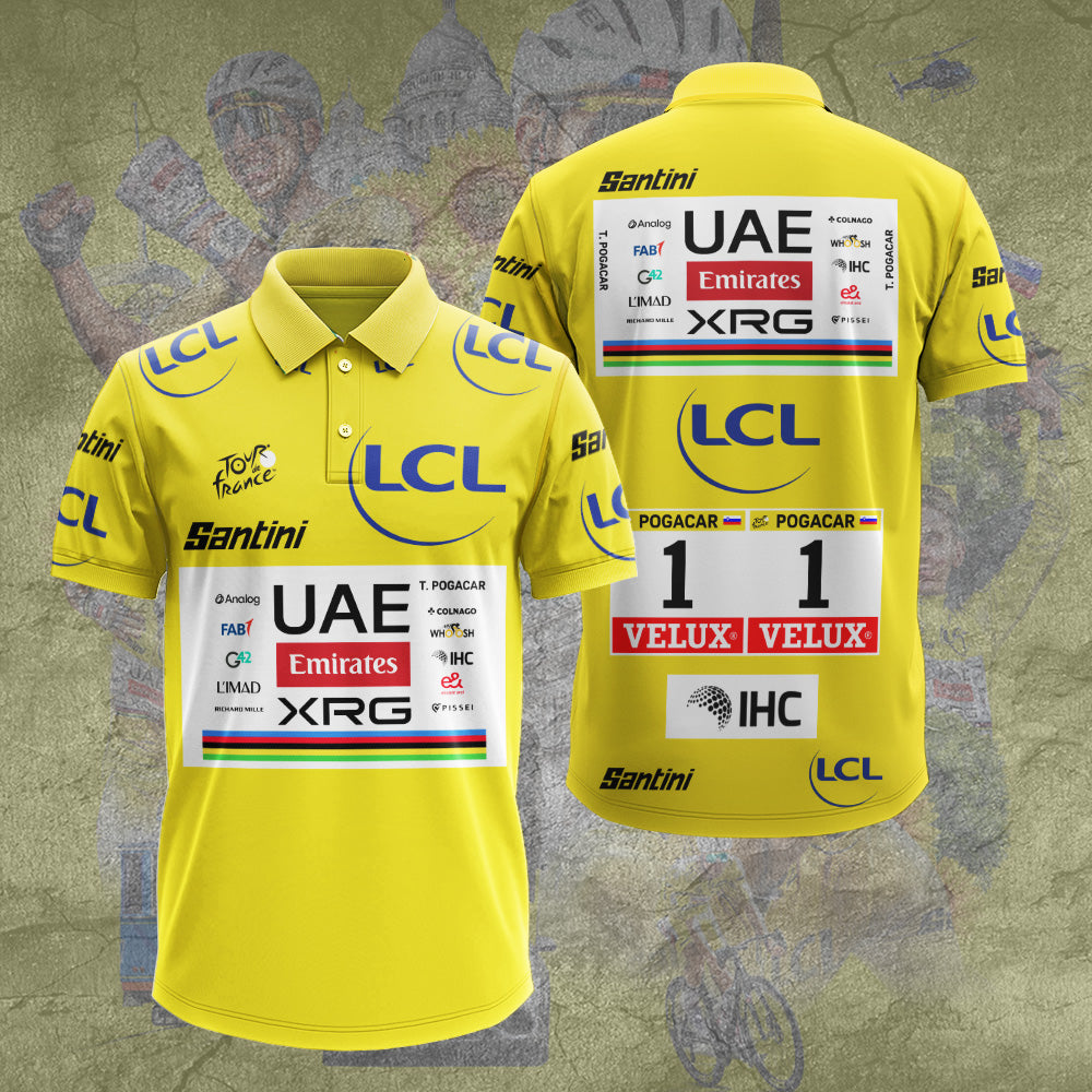 Tadej Pogacar 2026 Tour de France Winner 3D Apparel – GNE7862