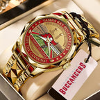 Tampa Bay Buccaneers 50 Years Alloy Luxury Quartz Watch – MAITM14249