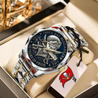 Tampa Bay Buccaneers 50th Anniversary 2025 Alloy Luxury Quartz Watch – TANTN17174