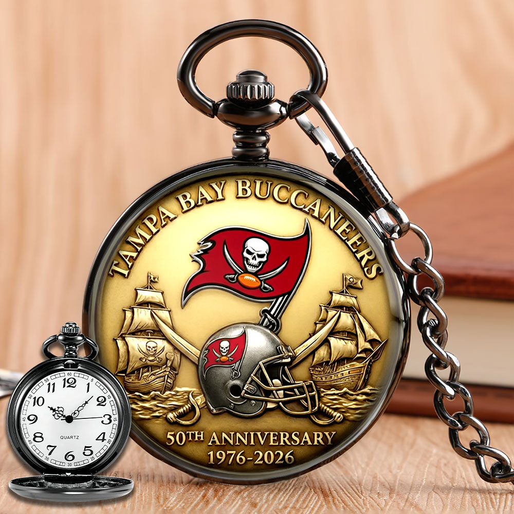 Tampa Bay Buccaneers 50th Anniversary Pocket Watch – MAITM14425