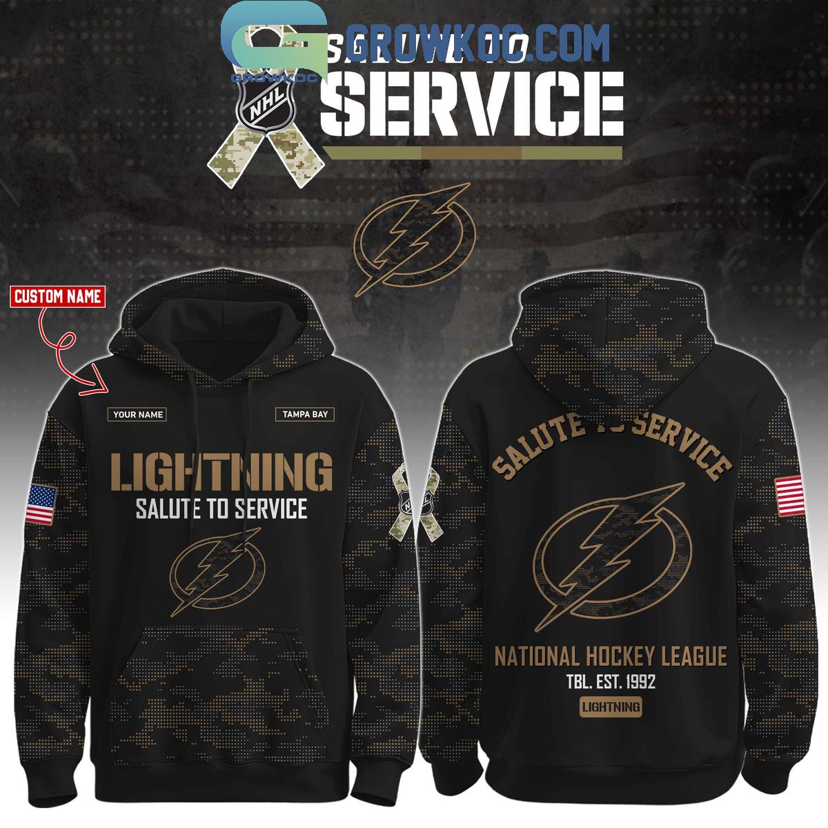 Tampa Bay Lightning Salute To Service Veterans Day Hoodie Shirt