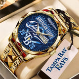 Tampa Bay Rays 2026 American League Champions Alloy Luxury Quartz Watch – TMTHU10198