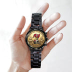 Tampa Bay Buccaneers 50th Anniversary Black Stainless Steel Watch – TANTN19712