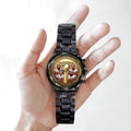 Tampa Bay Buccaneers 50th Anniversary Black Stainless Steel Watch – TANTN19714
