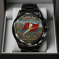 Tampa Bay Buccaneers 50th Anniversary 2026 Black Stainless Steel Watch – TANTN15982