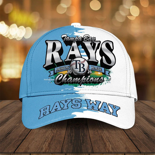 Tampa Bay Rays 2026 American League Champions Classic Cap – TANTN26317
