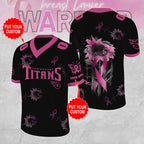Personalized Tennessee Titans x Breast Cancer Awareness 3D Football Jersey – MAITM12865