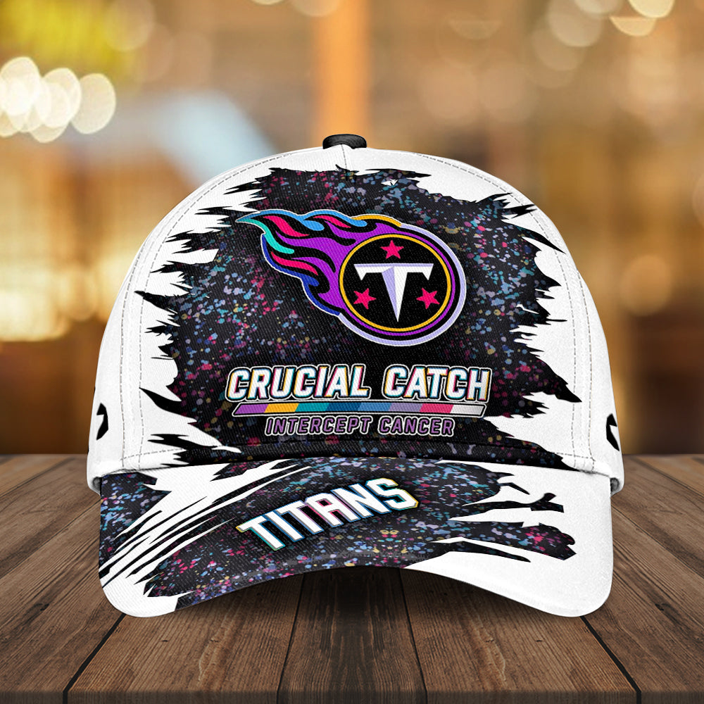 Tennessee Titans x Crucial Catch Intercept Cancer Classic Cap – MAITM12977