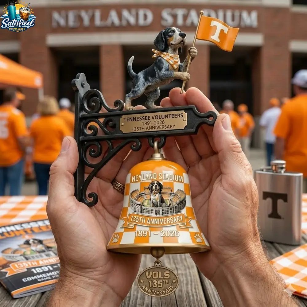 Tennessee Volunteers 135th Anniversary Wall Bell