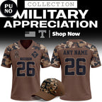Tennessee Volunteers 2026 Military Appreciation Night Personalized Football Jersey