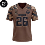 Tennessee Volunteers 2026 Military Appreciation Night Personalized Football Jersey