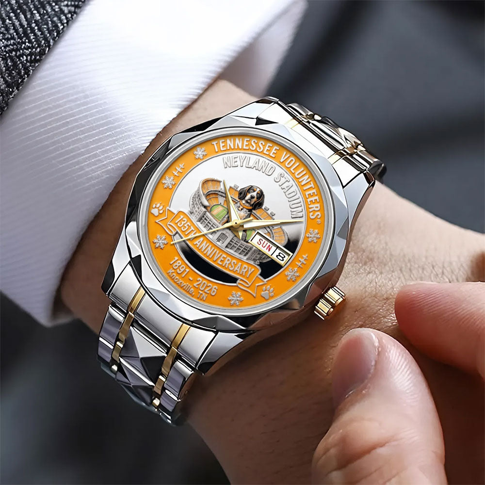 Tennessee Volunteers Football 135th Anniversary Alloy Luxury Quartz Watch – MAITM14139