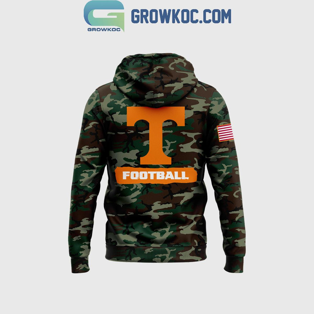 Tennessee Volunteers Football Vols Camo 2024 Salute To Service Hoodie T-Shirt