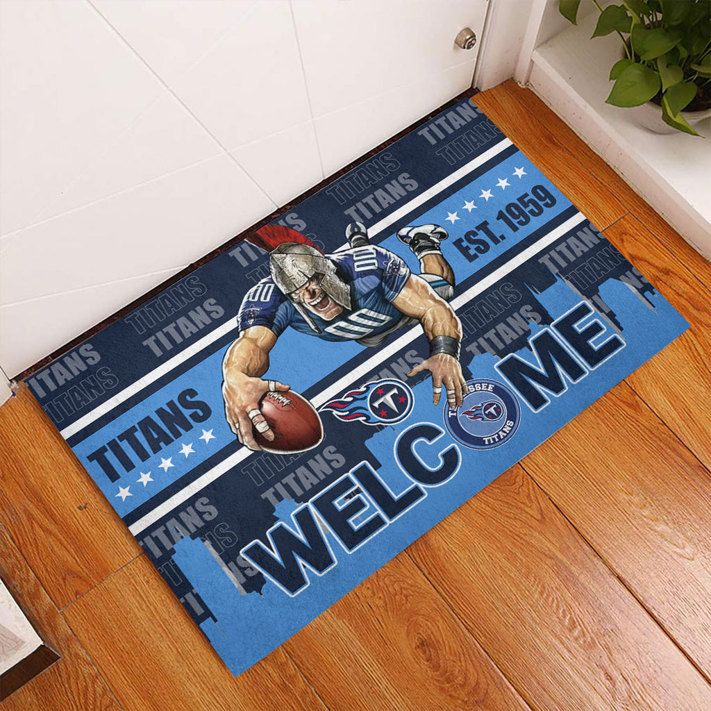 Tennessee Titans Custom Doormat – HOATT12859