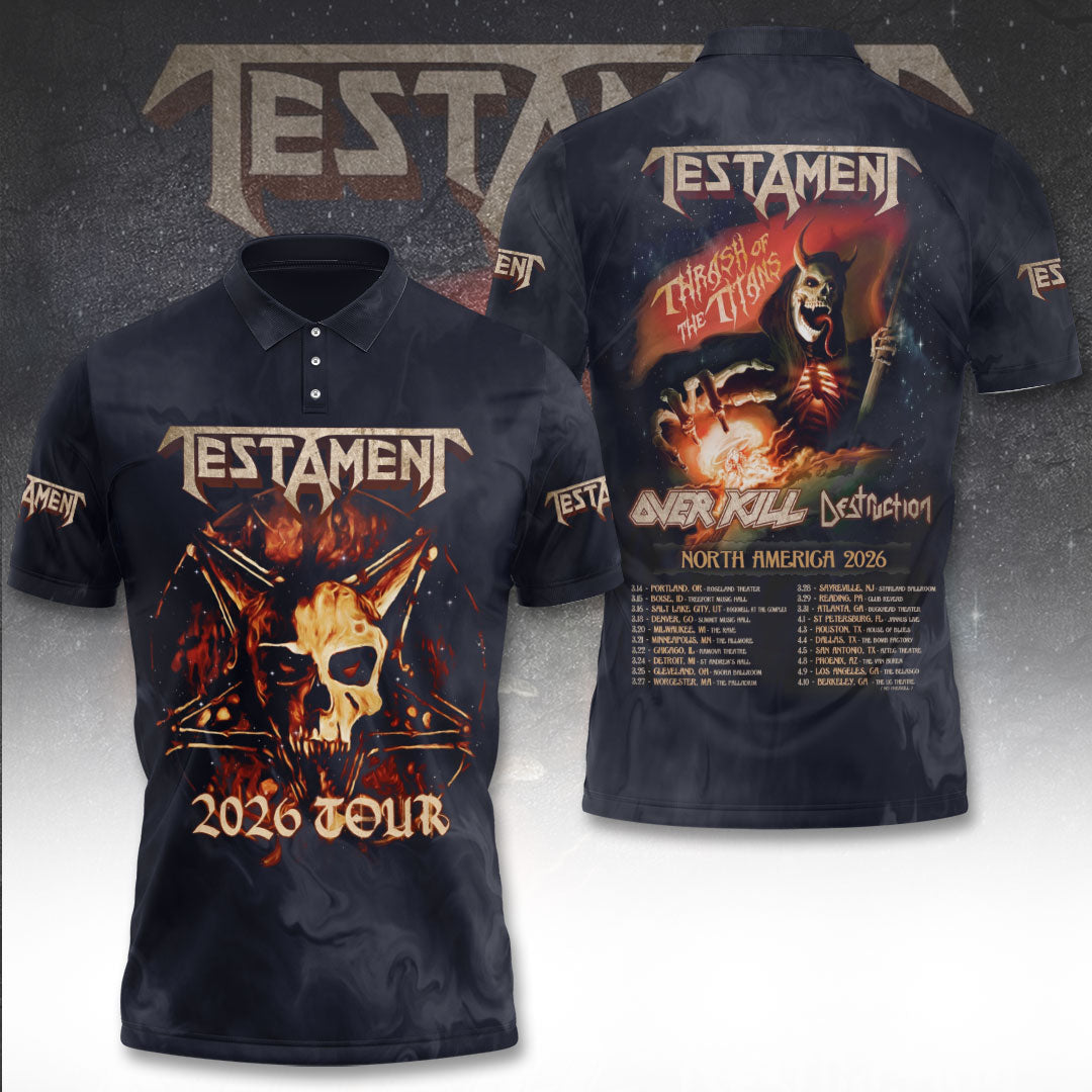 Testament Tour 2026 3D Apparel – TANTN21834