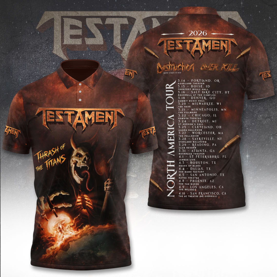Testament Tour 2026 3D Apparel – TANTN21861