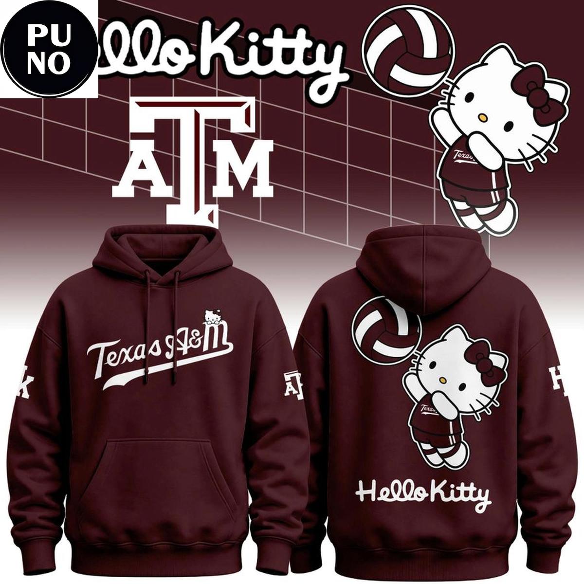 Texas A&M x Hello Kitty Night 2026 Hoodie T-Shirt