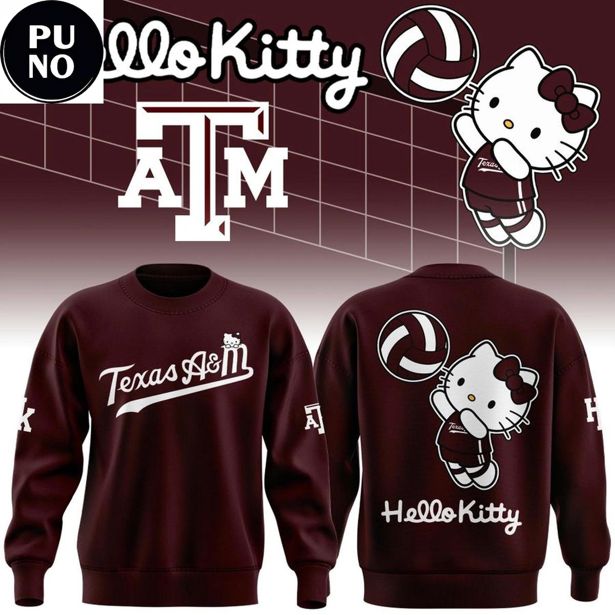 Texas A&M x Hello Kitty Night 2026 Hoodie T-Shirt