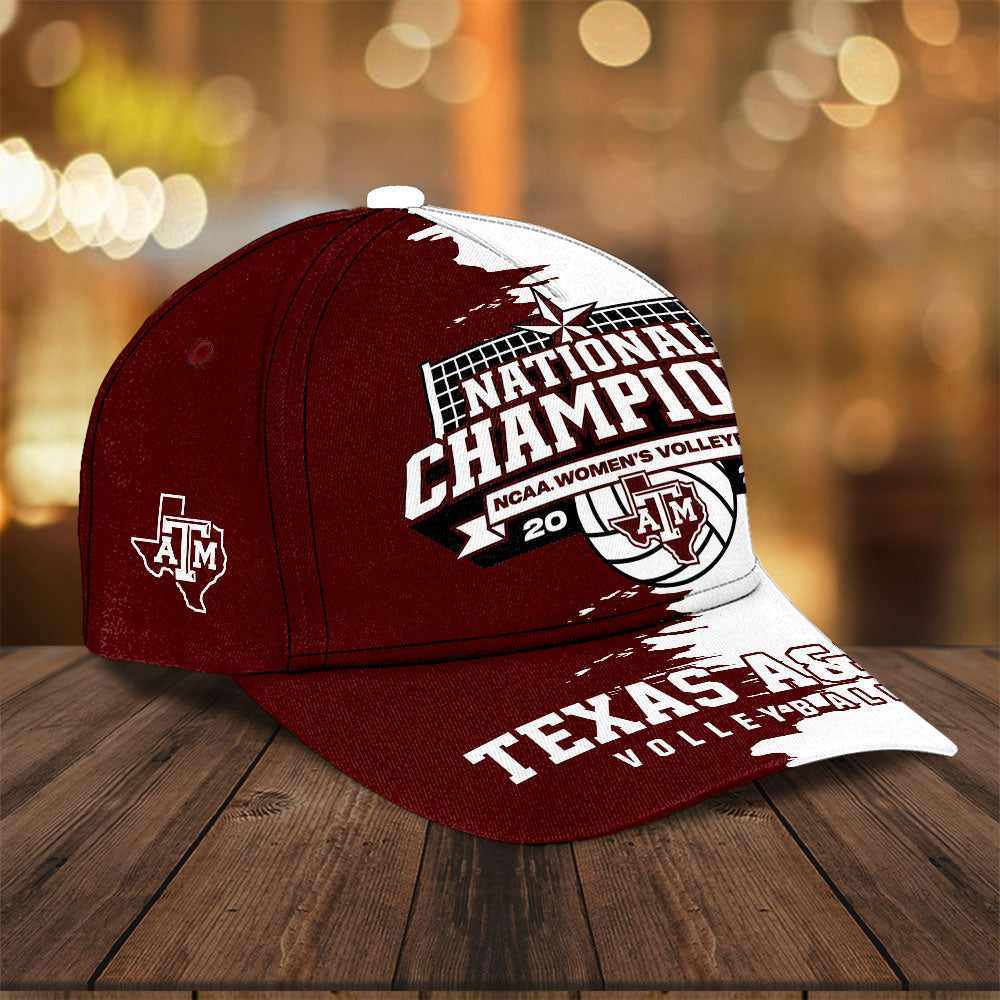 Texas A&M Aggies Women's 2025 Volleyball National Champions Classic Cap – TANTN19614